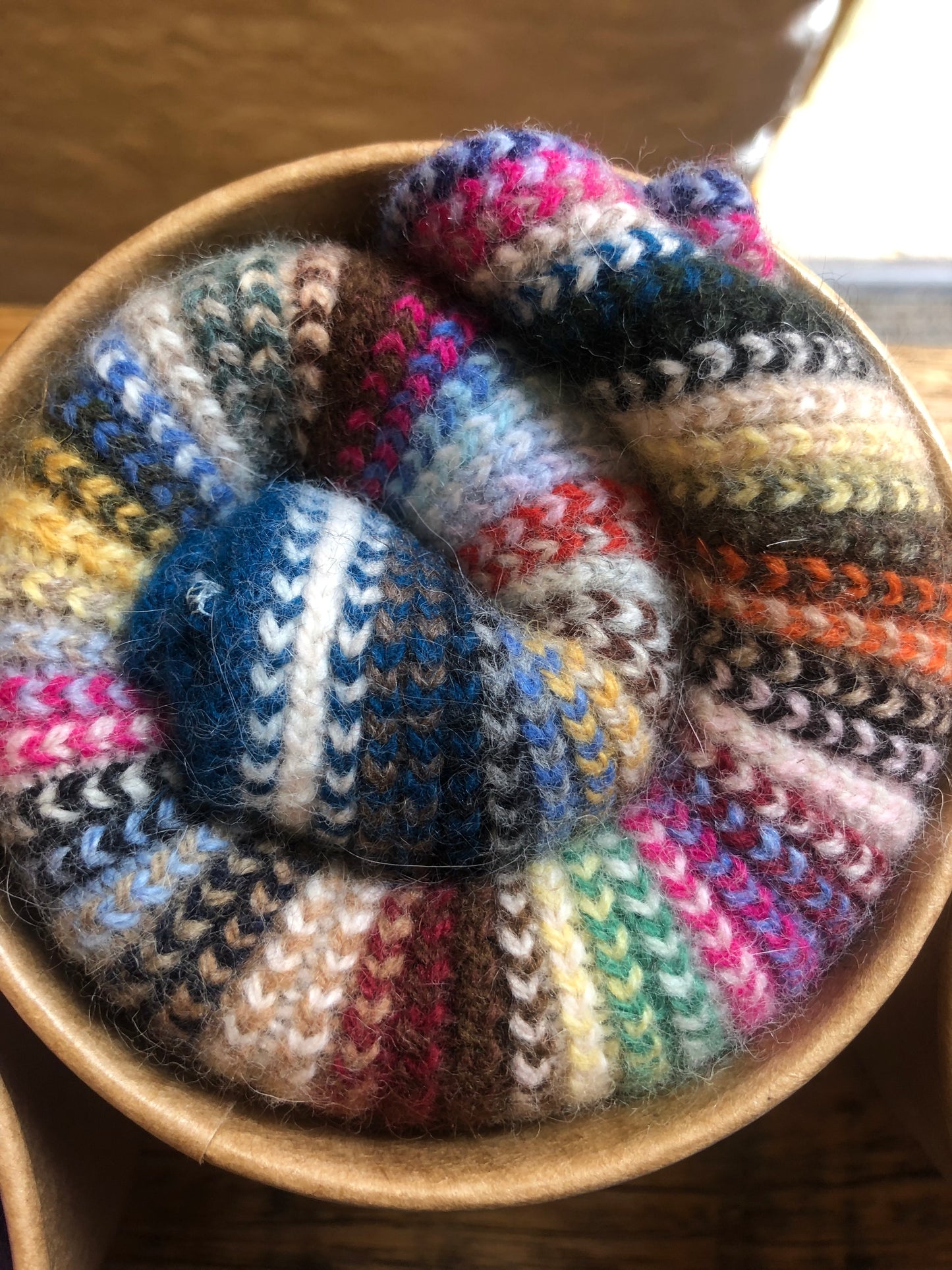 Wrist Warmers - Small Stripes