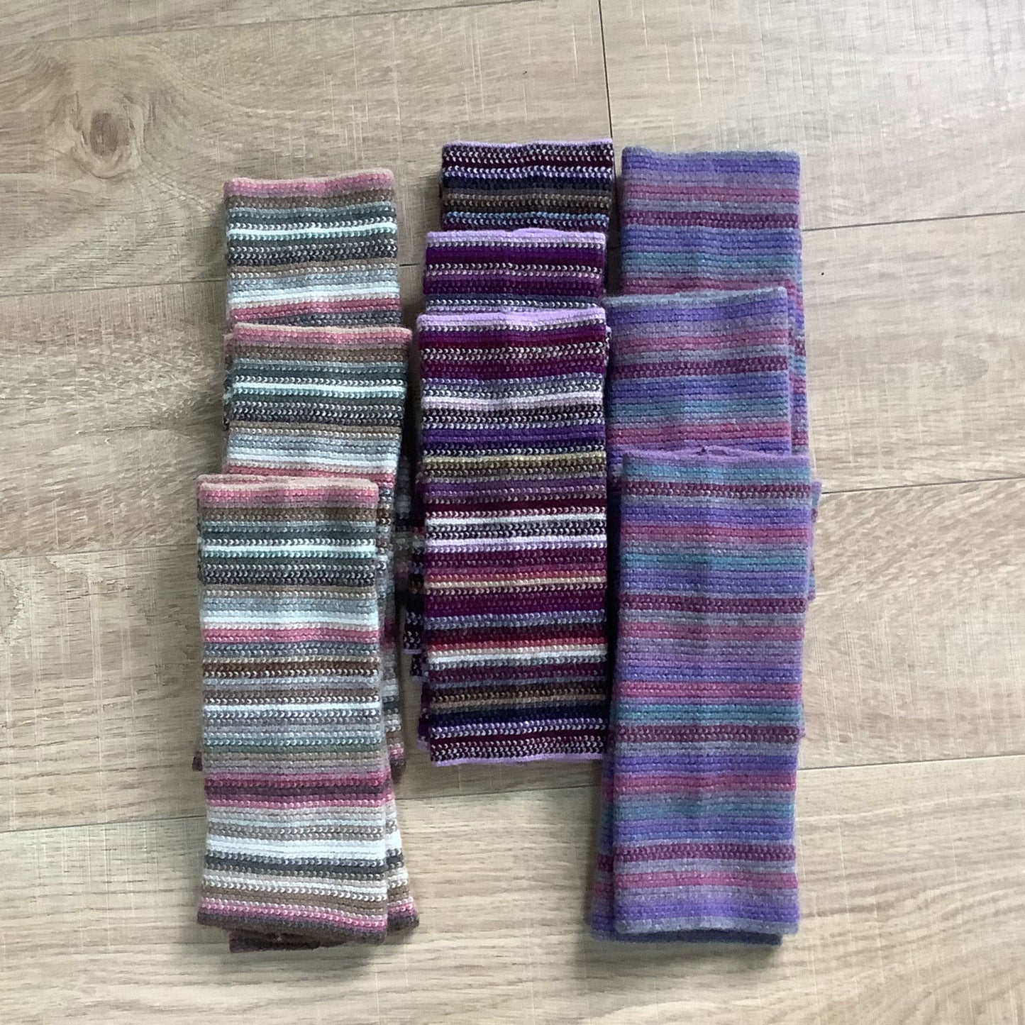 Wrist Warmers - Small Stripes